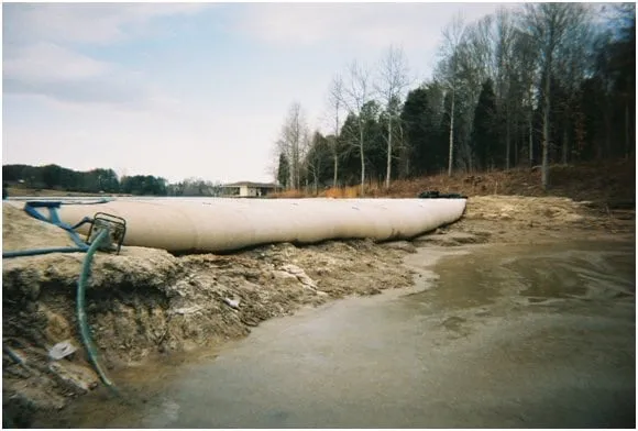 Water Filled Cofferdam Dredging