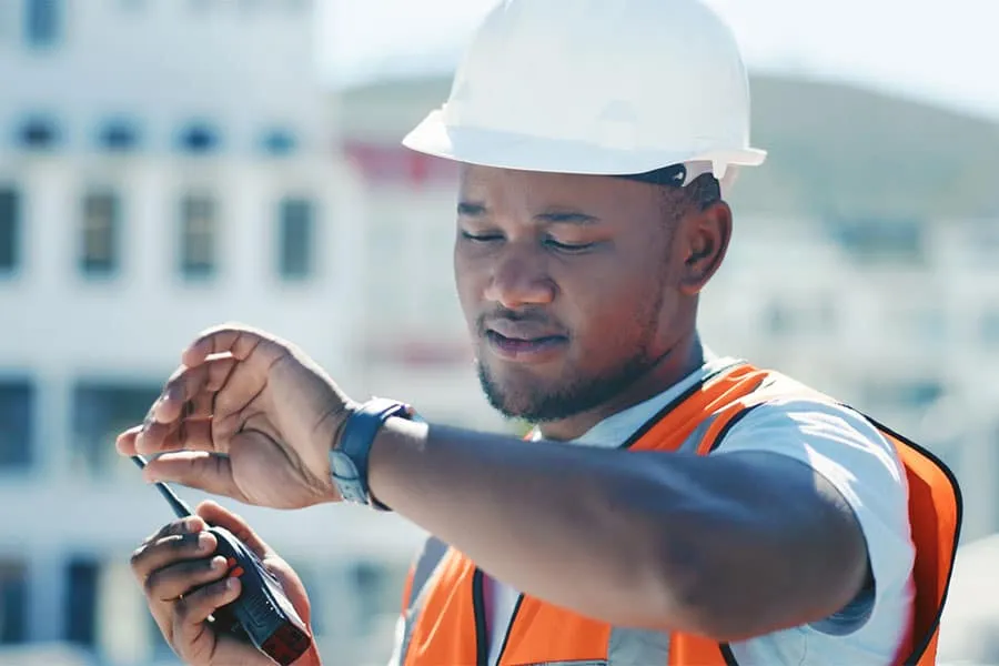 Construction Worker with Watch