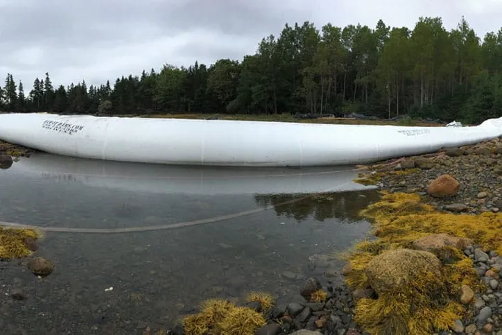 View of Water Filled Cofferdam