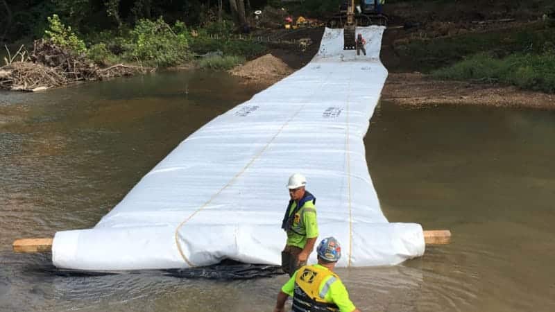 Benefits of Inflatable Cofferdams for Pipeline Construction