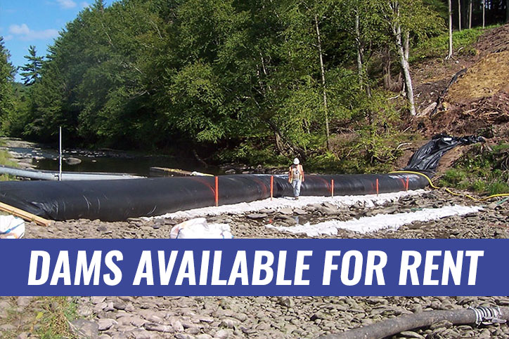 Waterfilled Cofferdam Available for Rent